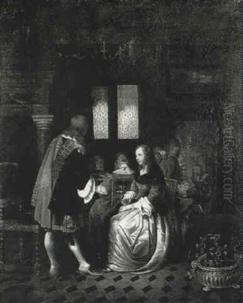 Elegant Company In An Interior - view 1