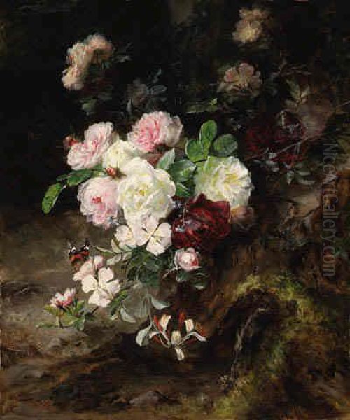 Floral Still Life Of Roses - view 1