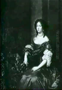 Bildnis Einer Dame by Caspar Netscher