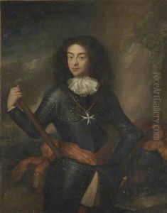 Portrait D'homme En Armure, Portant La Croix De Malte