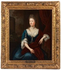 Portrait Einer Jungen, Adeligen Dame by Constantyn Netscher
