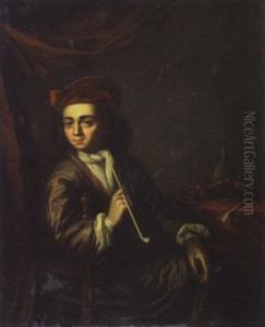 Portrait D'un Jeune Fumeur
