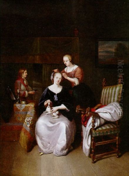 Jeune Femme A Sa Toilette - view 1
