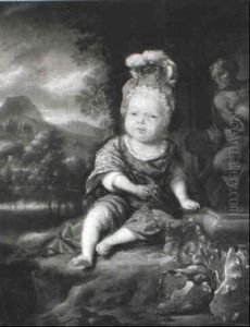 Portrait Of A Child In A Landscape Portrait Of A Child In A Landscape