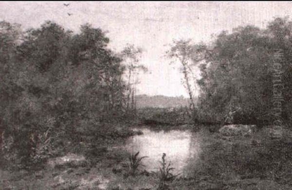Pecheurs Dans Un Sous-bois - view 1