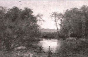 Pecheurs Dans Un Sous-bois