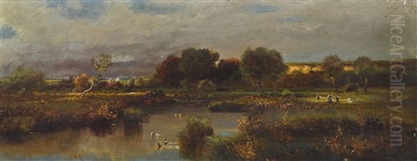 Moorlandschaft Mit Figurenstaffage - view 1