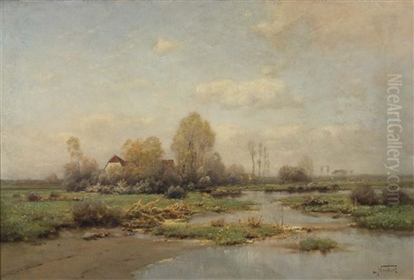 Moorlandschaft Mit Bauerngehoft - view 1