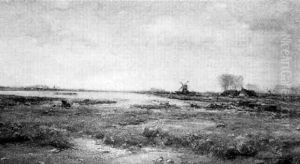 Across The Marshes by Louis (Ludwig) Neubert