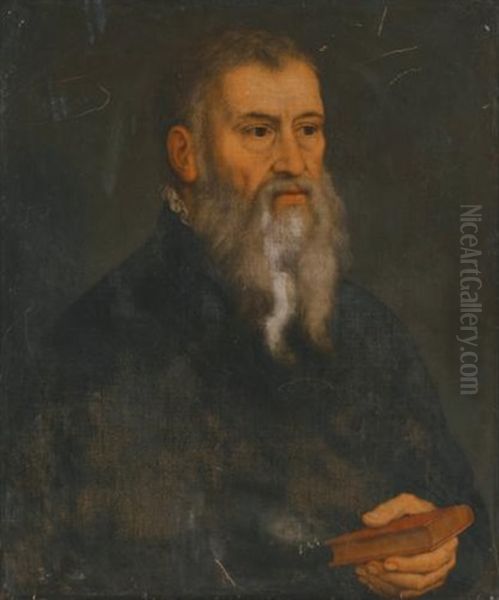 Portrait Of An Old Man, Head And Shoulders - view 1