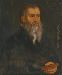 Portrait Of An Old Man, Head And Shoulders