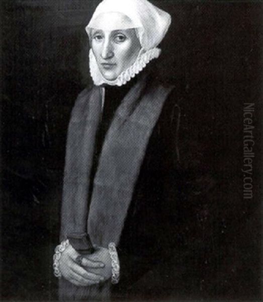 Portrait De Femme Au Bonnet Blanc - view 1
