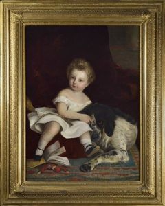 Little Girl With A Dog Little Girl With A Dog