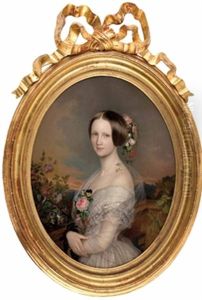 Portrait Der Grafin Christine Baillet-latour, Geborene Grafin Szapary Portrait Der Grafin Christine Baillet-latour, Geborene Grafin Szapary