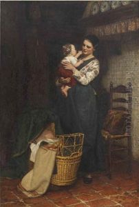 A Mother's Joy by Albert Johan (Jan) Neuhuys