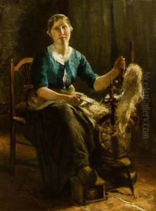 Woman Spinning