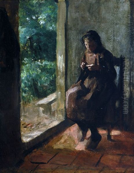 The Young Seamstress - view 1