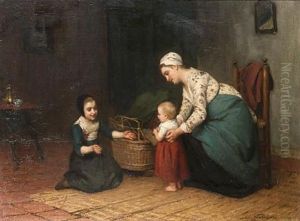 Baby's First Steps by Albert Johan (Jan) Neuhuys