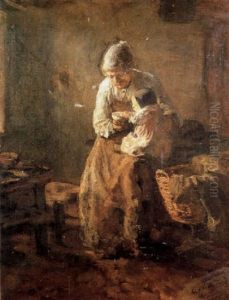 The Evening Meal by Albert Johan (Jan) Neuhuys