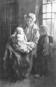 Mother's Pride by Albert Johan (Jan) Neuhuys