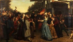 The Procession by Jan Antoon Neuhuys