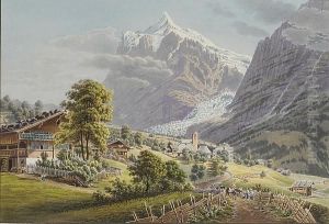 Vue Prise Au Fond Du Hasle; Unterseen; Finsterhorn; Paysage De La Wengenalp; Grindlewald; Canton Berne; Lungern Am Langern; Chute De L'aar; Chute Reichenbach Inferior, Nine