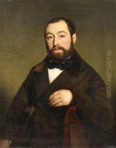 Portrat Eines Mannes (+ Portrat Einer Dame; Pair)
