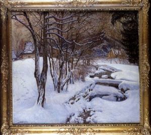Twilight: A Winter Landscape From Podhale by Abraham Neumann