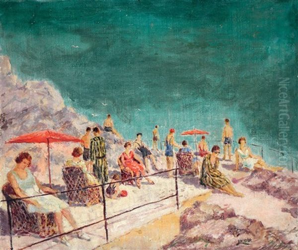 Figures At The Beach - view 1