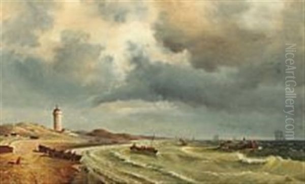 A Storm Brewing Near The Light Of Skagen - view 1