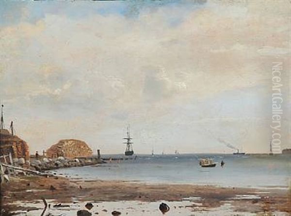 Scene From Kalkbraenderihavnen In Copenhagen - view 1