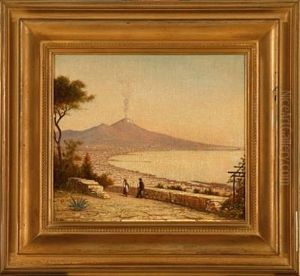 The Bay Of Naples by Carl Johann Neumann