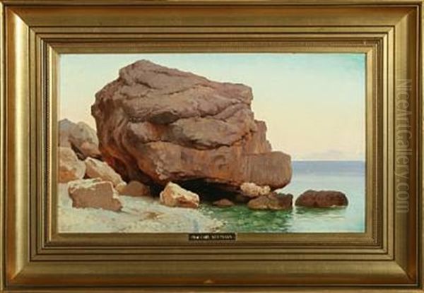 Coastal Scenery With Cliffs By Amalfi - view 1
