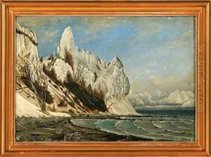 The Cliffs Of Mon, Denmark by Carl Johann Neumann