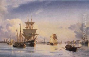 Fra Kobenhavns Med Masterkranen I Baggrunden Fra Kobenhavns Med Masterkranen I Baggrunden
