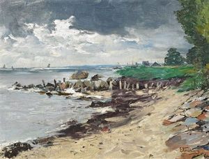 Kustenstudie An Der Ostsee by Emil (Friedrich) Neumann