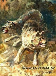 The Wolfs by Stanislav Birnbaum