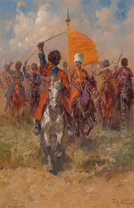 Kosaken by Fritz Neumann
