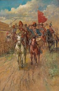 Kosaken by Fritz Neumann