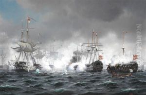The Battle Of Copenhagen by Johan Jens Neumann