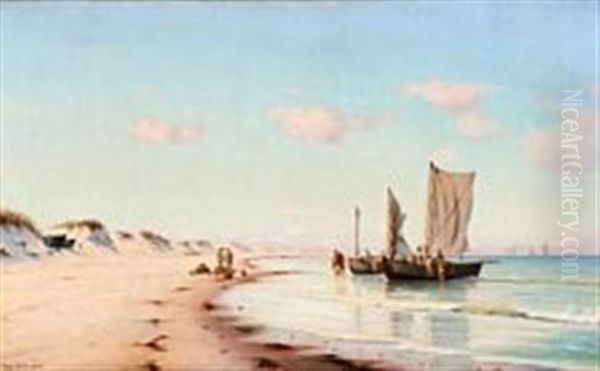 Fishermen Returning With Their Catch - view 1