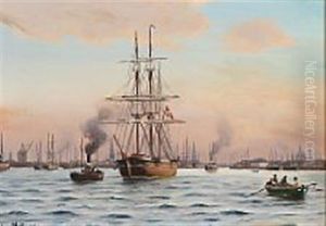 View From Copenhagen Harbour by Johan Jens Neumann