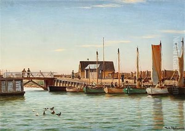 En Aftenstund I Den Gamle Gilleleje Havn - view 1