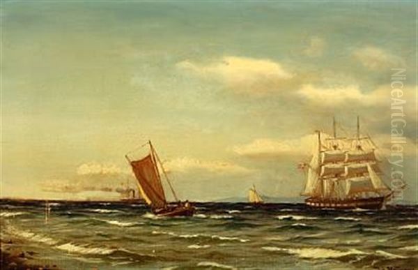 Skibe Udfor Kronborg Pynt - view 1