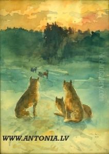 Wolves by Stanislavs Birnbaums
