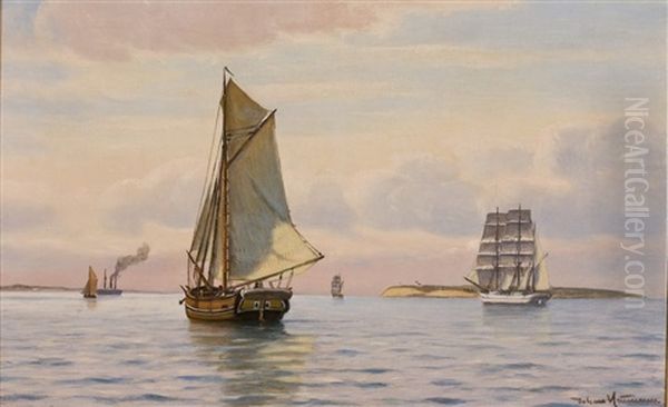 Segelschiffe Vor Der Kuste - view 1