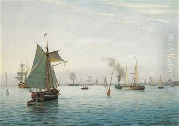 Segelschiffe Vor Kopenhagen - view 1