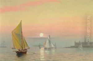 Aftenstemning Ved Kronborg by Johan Jens Neumann