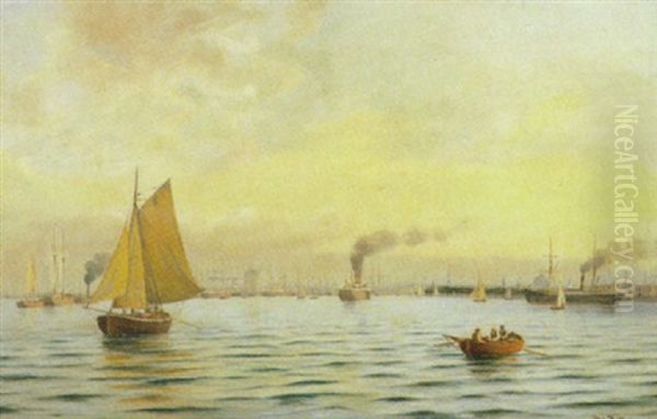 Indsejlingen Til Kobenhavns Havn - view 1