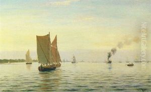 Barche In Rada by Johan Jens Neumann